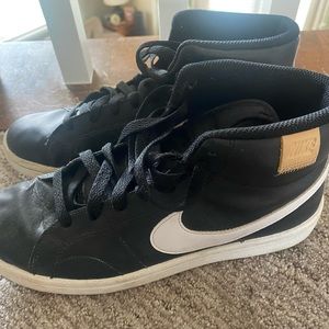 Nike black Court Royal ladies high tops